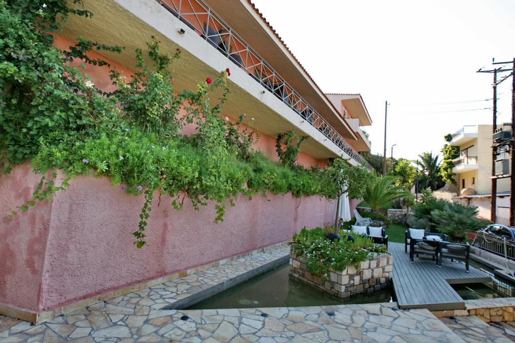 Sandy Bay Hotel Plomari ภายนอก รูปภาพ