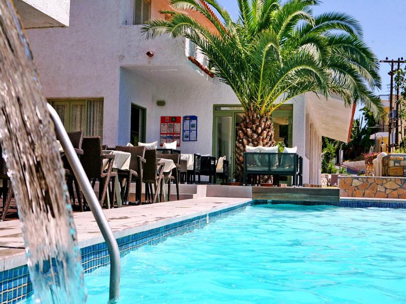 Sandy Bay Hotel Plomari ภายนอก รูปภาพ
