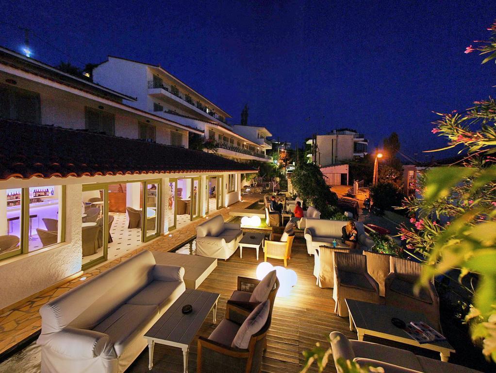 Sandy Bay Hotel Plomari ภายนอก รูปภาพ