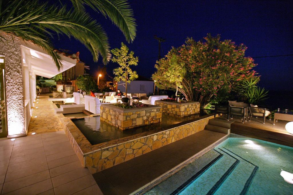 Sandy Bay Hotel Plomari ภายนอก รูปภาพ